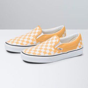 Vans Checkerboard Classic Slip-On Shoes - Size 8